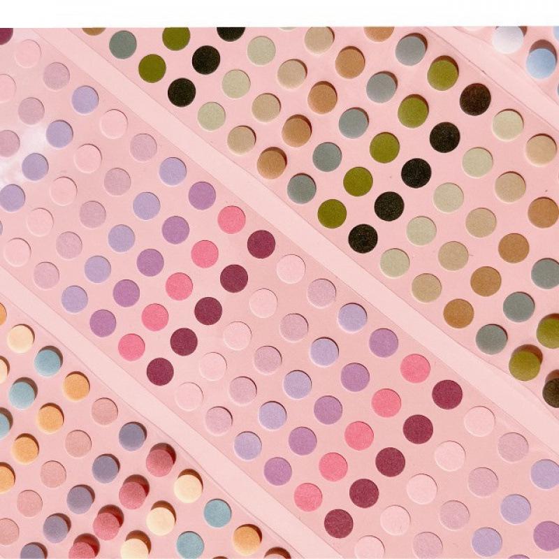 Polka Dot Washi Tape Stickers for Journaling - Small Round Labels