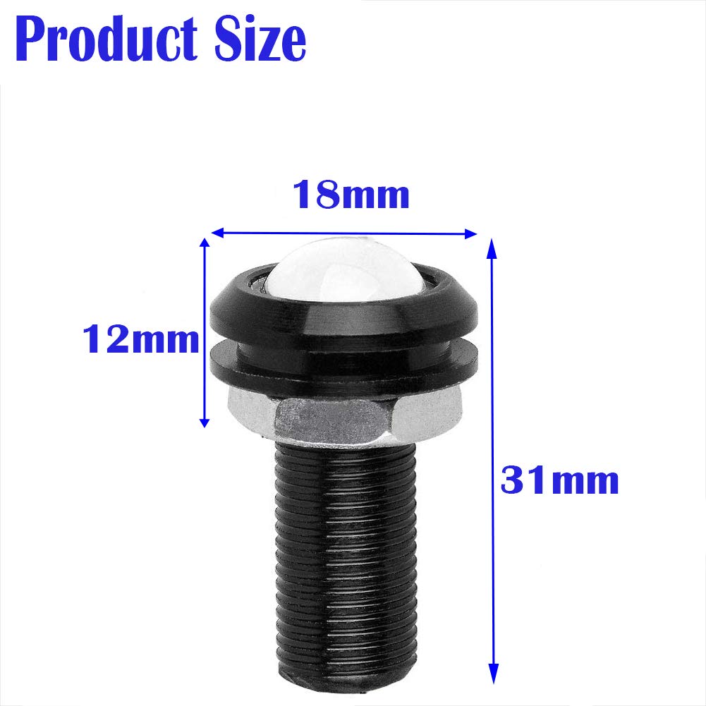 CTRICALVER High Power 18mm 9W Eagle Eye LED Light, Car Motorcycle DRL Daytime Running