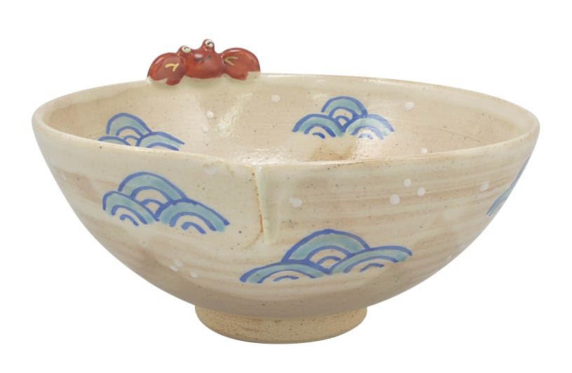 

Matcha Tea Kyoto Made in Crab by Takenaka Perfect for Tea 14cm Wide x High Bowl, Ware, Japan, Design, Kosho, Ceremony, Gift, 6.5cm