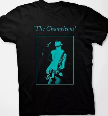The Chameleons Black Music For Lovers T-Shirt Cotton Full Size Unisex T-Shirt