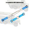 CNC Machining Aluminium Alloy Steering Linkage Rod Set for WPL 1608T RC Truck (Blue)