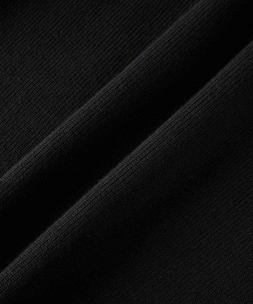 Teildeon Cotton Cashmere V-Neck Sweater Black