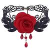 Lace Choker Necklace for Women - Versatile Clavicle Chain with Fake Collar Accessory