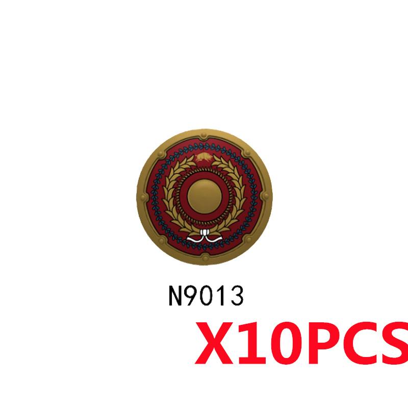 Medieval Military MOC Castle Knight Building Blocks Figures Accessories King Helmet Shield Flags Shoulders Armor Toy Gift N031