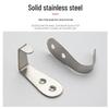 Outdoor Thickened Stainless Steel Solid Single Hooks
