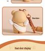 Butter Bear Keychain Ornament – Cute Couple's Backpack & Car Charm