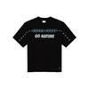 Letter Print Pullover Short Sleeve T-Shirt Men tops Black LMT0044013RX00FK11000
