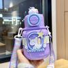 Capybara Childrens Insulated Water Bottle With Straw Lock For School And Travel
