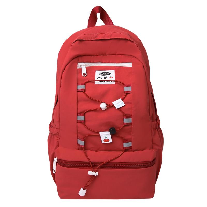 

Backpack Large Capacity Student Schoolbag Women s Outdoor Lightweight Backpack красный
