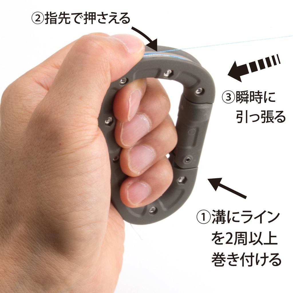 Daiichi Seiko Carabiner Kitter Foliage Green Fishing