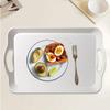Trays For Serving Food Rectangular Platter Board Rectangular Snack Platter For Party Dinner Breakfast Buffet Picnic Kitchen Bar