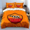 """Set Copripiumino Arancione Scudo Roma" Set Copripiumino Copripiumino Federe""" (1 * Copripiumino 2 * Federe, senza piumino)