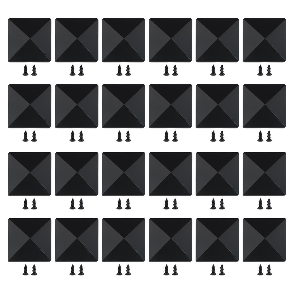 4/12/24pcs 4 Inch Plastic Fence Post Cap Protect Outdoor Wooden Fence Garden Accessories For Protecting Fence Poles