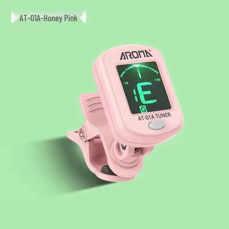 Color Screen Electronic Guitar and Violin Tuner, Twelve-Tone Equal Temperament for Ukulele