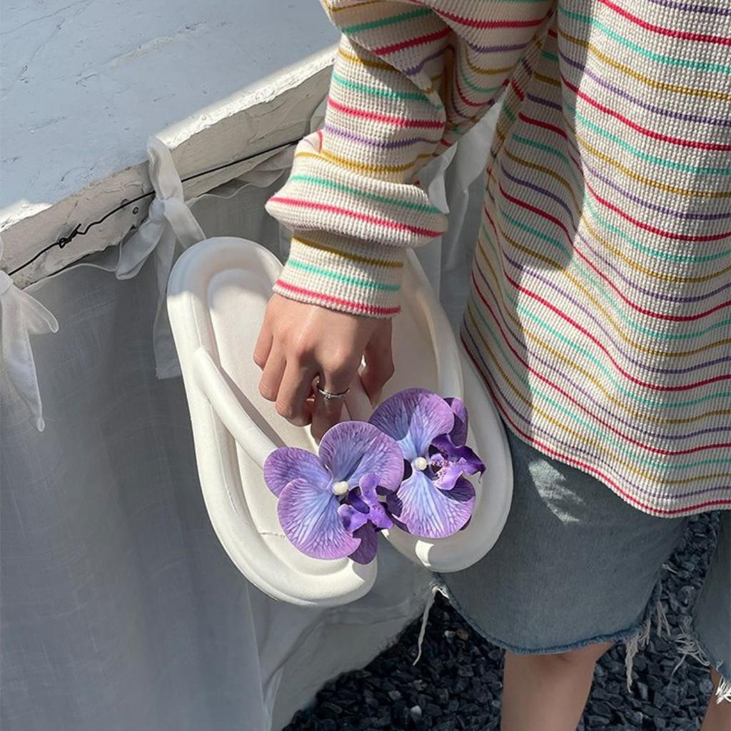 Slippers for Women, Suitable for Home and Outdoor Wear, Slip Resistant, Thick Soled, High Aesthetic Sandals, Suitable for Women's Outdoor Wear