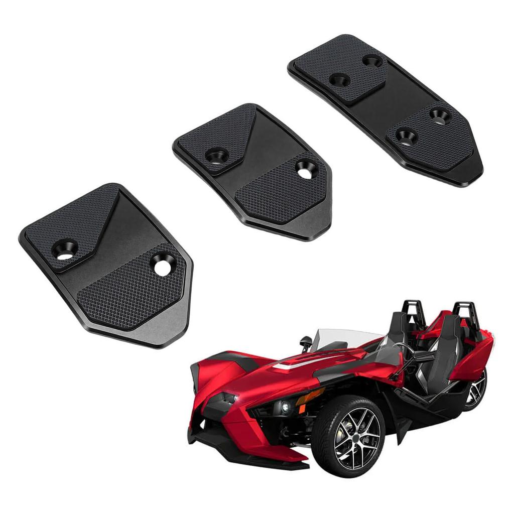 Beschleuniger Bremse Pedal Abdeckungen Rutschfest Gummi und Aluminium Stilvoll Auto Fußpedal Pads