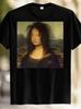 Funny Monday Lisa Mona Lisa Parody Graphic Tshirt Unisex Unisex Sarcastic Art Print Teecasual Summer Streetwear Top