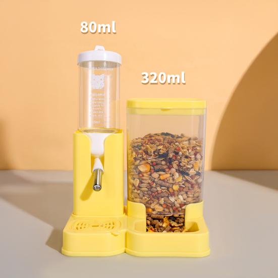 Hamster Toy Leak-Proof Design Easy To Clean Automatic Water Food Feeder Small Pets Guinea Pigs Rabbits Pet