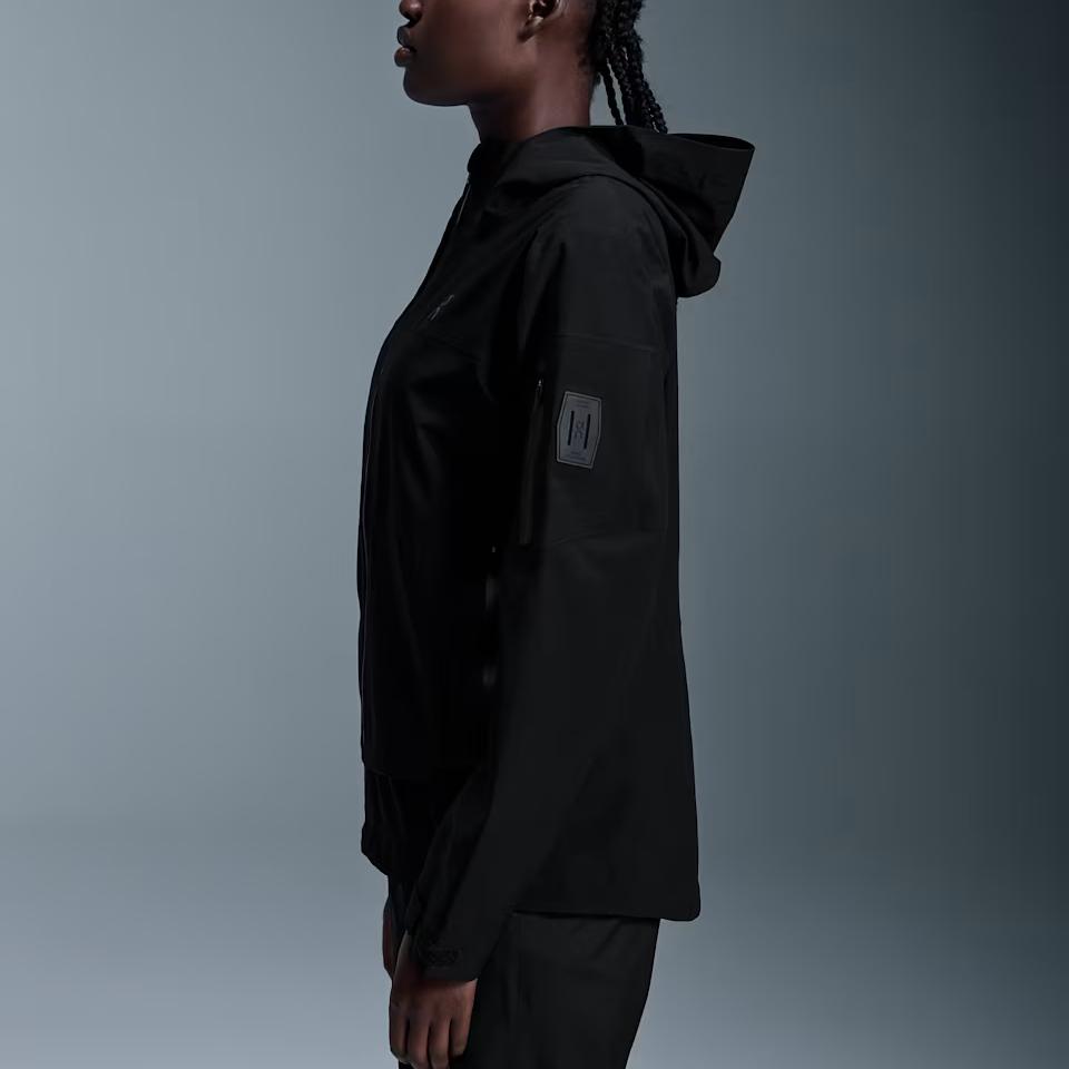 On Trek Waterproof Breathable Lightweight Durable Lg Sleeve Jacket Women jackets Black 1WE10380553