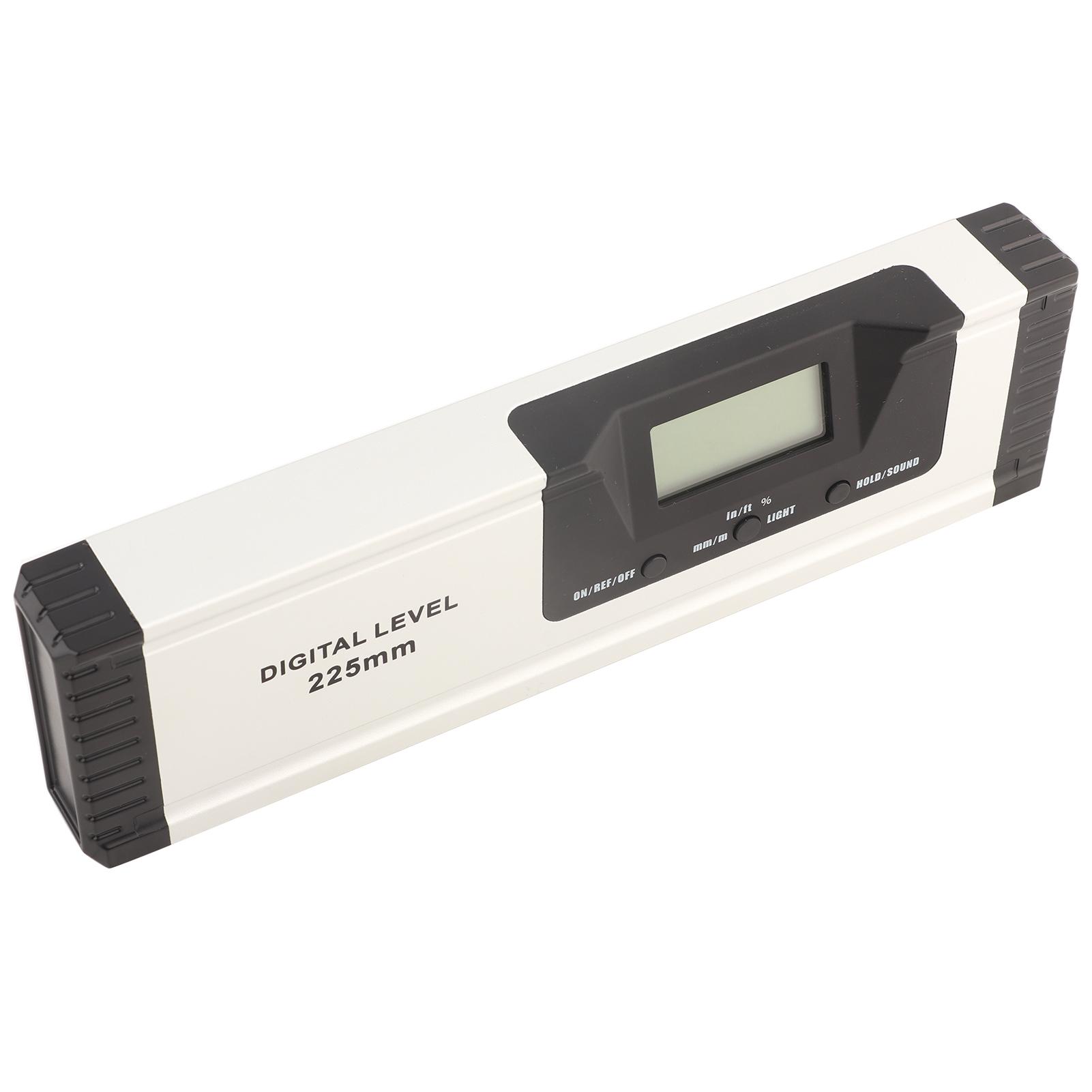 

Цифровой уровень 225 мм, немагнитный и нелазерный, алюминиевый сплав, ручной инструмент