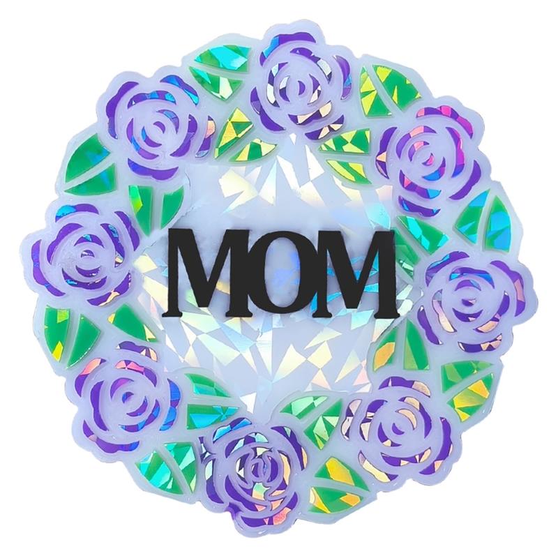 Heat Resistant Silicone Mold Coaster Mould with Unique Rose Flower Pattern Florals Cup Mat Mould for Office Desk