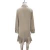 Women's Down Casual Shirt Dress Long Button Lapel Collared Mini Dress