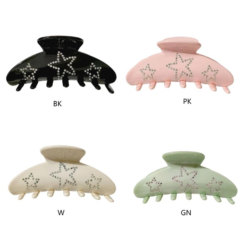 Large Hair Claw Clip Star Decorations Hair Catch Hair Accessories for Women