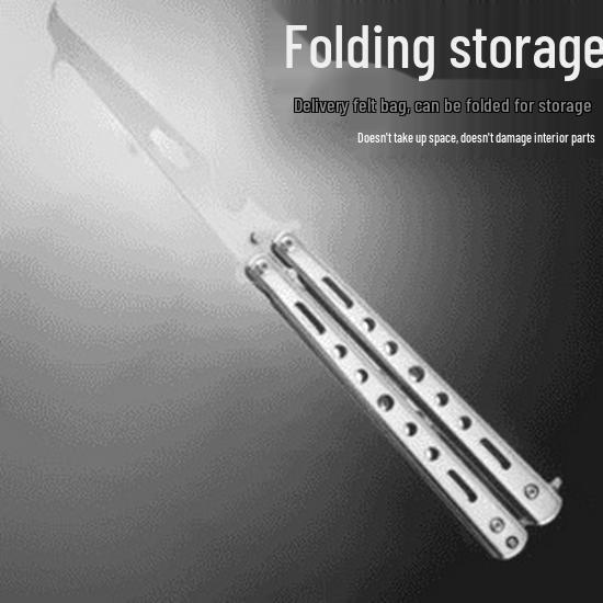 

2.62 Newcomer Exclusive: Stainless Steel Car Tire Cleaning & Pebble Hook with Folding Window Breaker