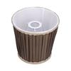 Cloth Lampshade Interventional Modern Decorative Fabric Table Lamp Cover for E14 BulbsCoffee
