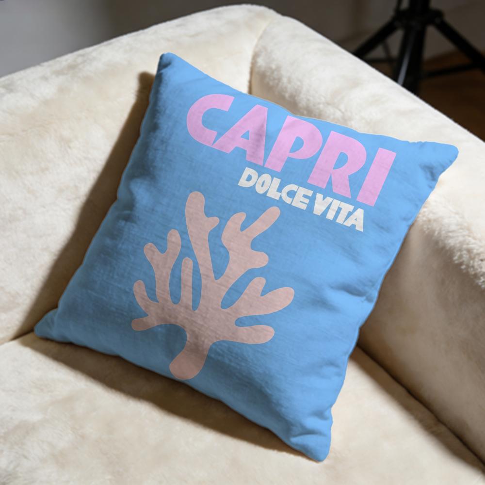 Travel Vacation Cushion Cover Soft Decorative Pillow Case Suitable for Bedroom Sofa Car Travel Use