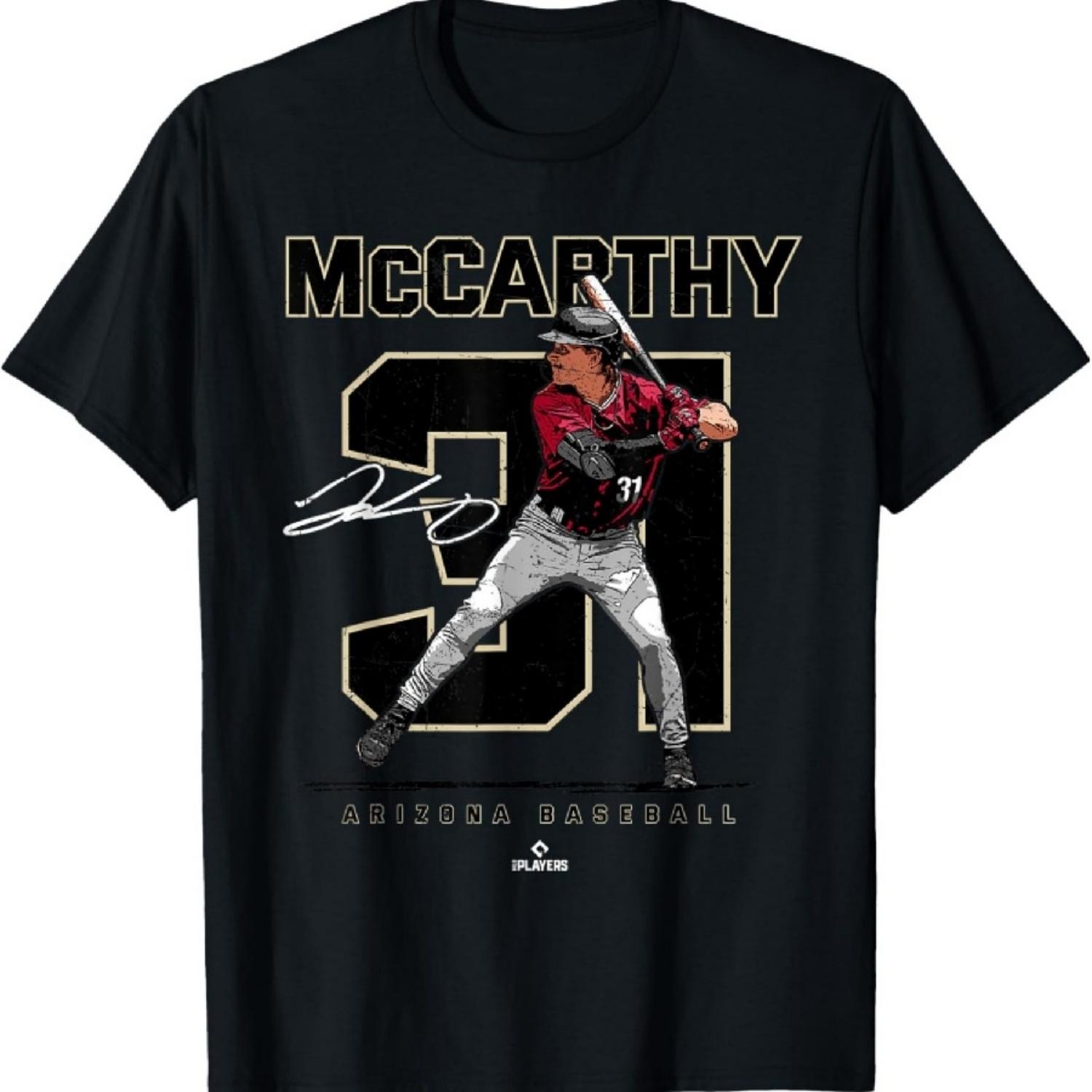 

Number and Portrait Jake McCarthy Arizona MLBPA T-Shirt XXXXXL чорний