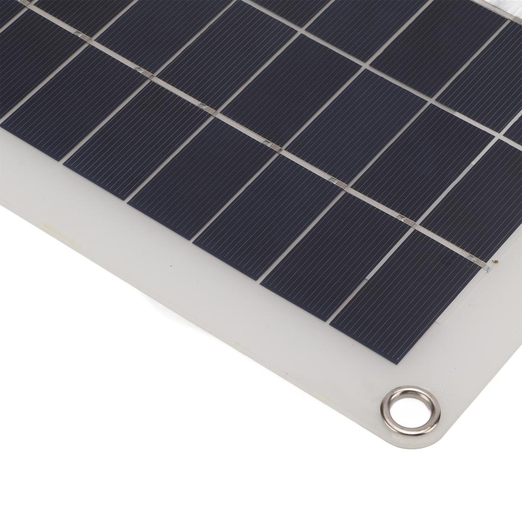 20W Solar Panel Battery Charger Portable Solar Panel Trickle Charging Kit for Car Automotive Motorcycle RV