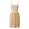 [huggeHULA] Hug Hula Strapless Slip Beige M Size Strapless Detachable Women's Total Length 80cm Knee-Length Hula Dance Yukata Dress