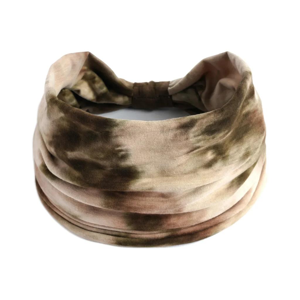 Twisted Wide Hair Bands for Women Wide Turban Workout Headband Fashion Yoga Hair Bands Boho Twisted Thick Hair Accessories