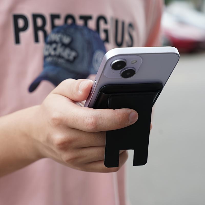 1 Unidad Soporte para Teléfono Móvil Funda para Tarjetas para Teléfono Móvil de 4.7 Pulgadas o Superior Adhesivo Trasero Funda para Tarjetas Soporte Invisible PU Soporte para Tarjetas