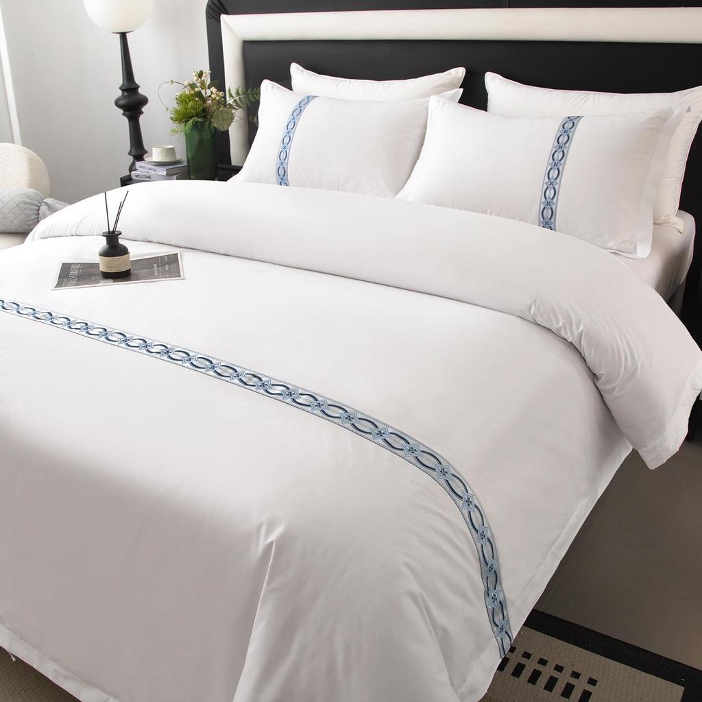 Premium Hotel-Grade Wrinkle & Stain-Resistant 4-Piece Bedding Set