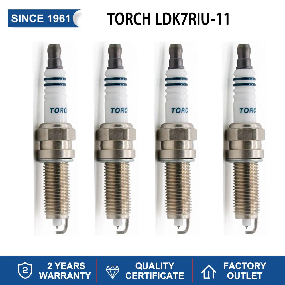 

Iridium Candles Torch LDK7RIU-11 Replacement Spark Plug LDK7RTI-11 LDK7RTIP-11 LDK7RTII-11 LDK7RTC-11 Ignition System 4/6/8pcs 4 pieces with box