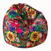 Outdoor Color Printed Inner Coat Does Not Contain Particles Waterproof Simple Leisure Bean Bag Lazy Sofa Chair Expression City