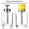 180ml Drukknop Pomp Dispenser Druktype Vloeistofpomp Dispenser Fles Make-up Remover