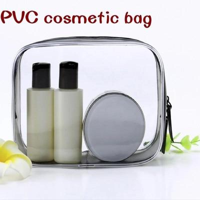 Umweltschutz PVC Transparente Kosmetiktasche Damen Reise Make-up Toilettenartikel Taschen Make-up Organizer Etui