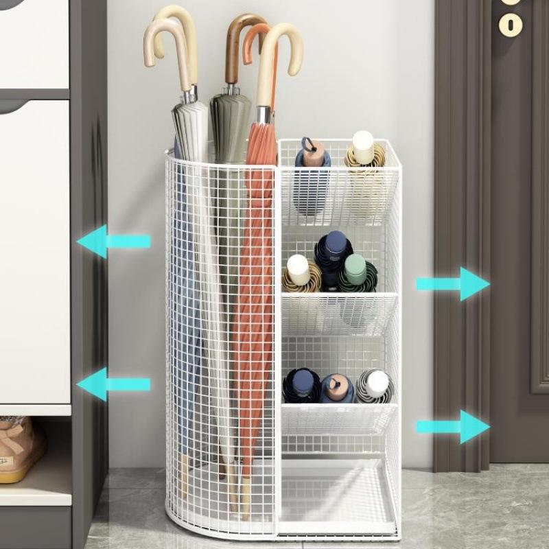 Doorway Umbrella Drain Rack & Stand, Entrance Storage, Commercial Lobby Bucket