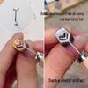Heart Cat Eye Nail Art Magnet Stick with Y-Shaped Iron Wire Patch
