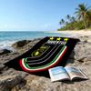 1pc Football Team (42) Beach Towel, Beach and Seaside Swimming Pool Equipment, Fashion Pattern, Rectangular, Travel Essentials