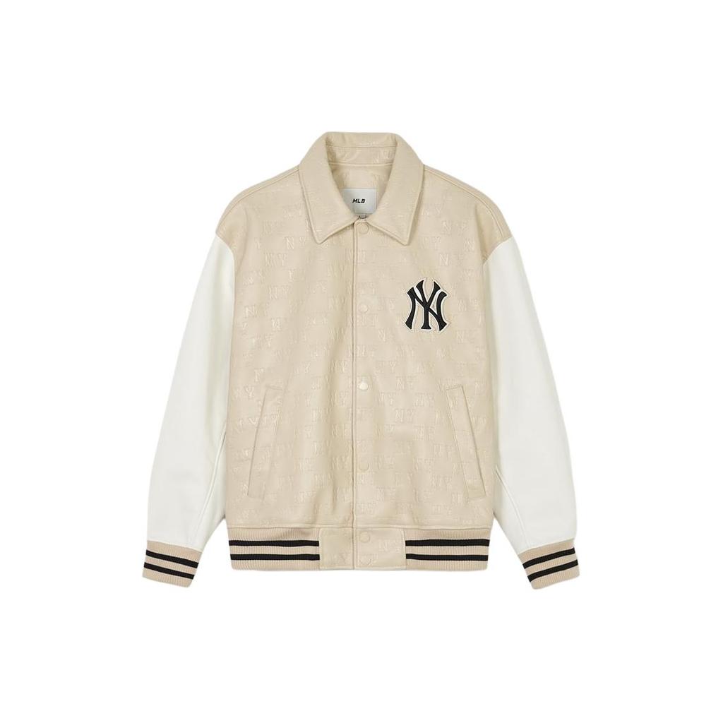 New MLB SS24 Jackets Coats Unisex Beige 3AJPM0241-50SAL