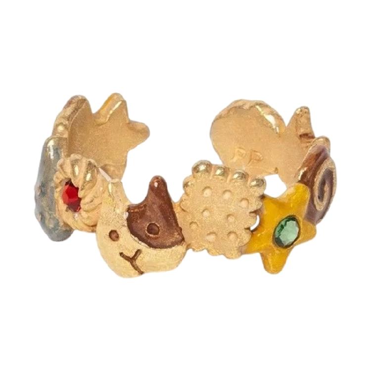 

Openable Finger Rings Biscuit Cats Star Shape Adjustable Open Rings Eye Catching Finger Jewelry Suitable for Daily Wear 1