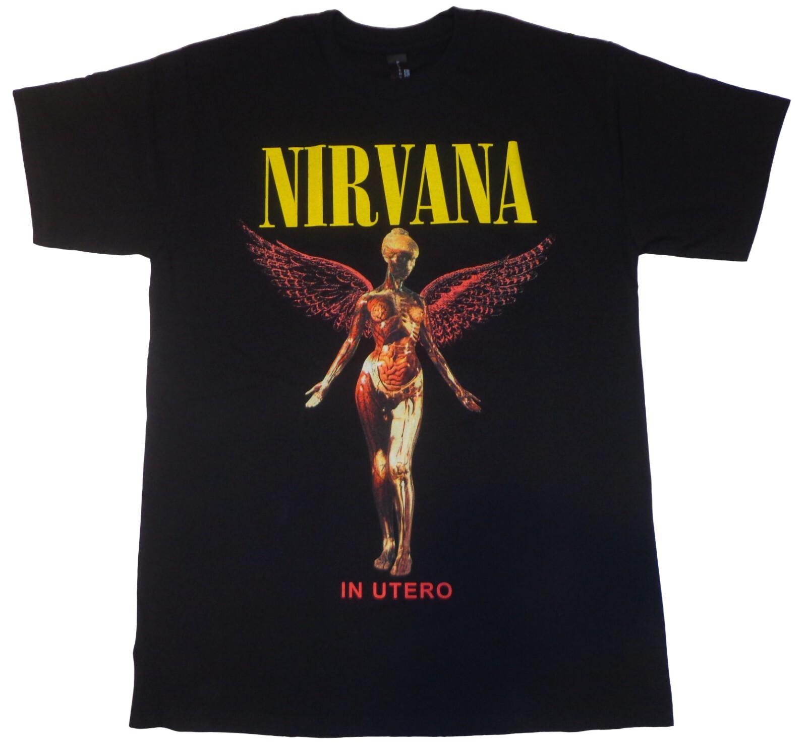 NIRVANA - In Utero - T Shirt Mens Womens Tees Top S-M-L-XL-2XL Brand New T Shirt Mens Womens Tees Top 3XL
