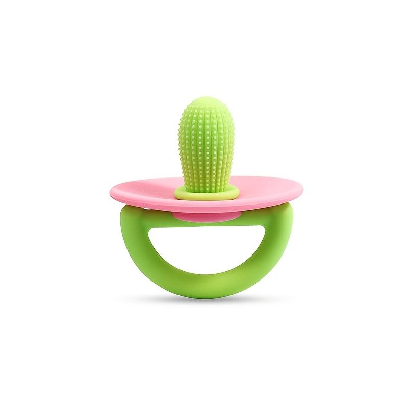 Durable Silicone Dog Teething Chew Toy For Small Puppies Interactive Pet Toy зелёный