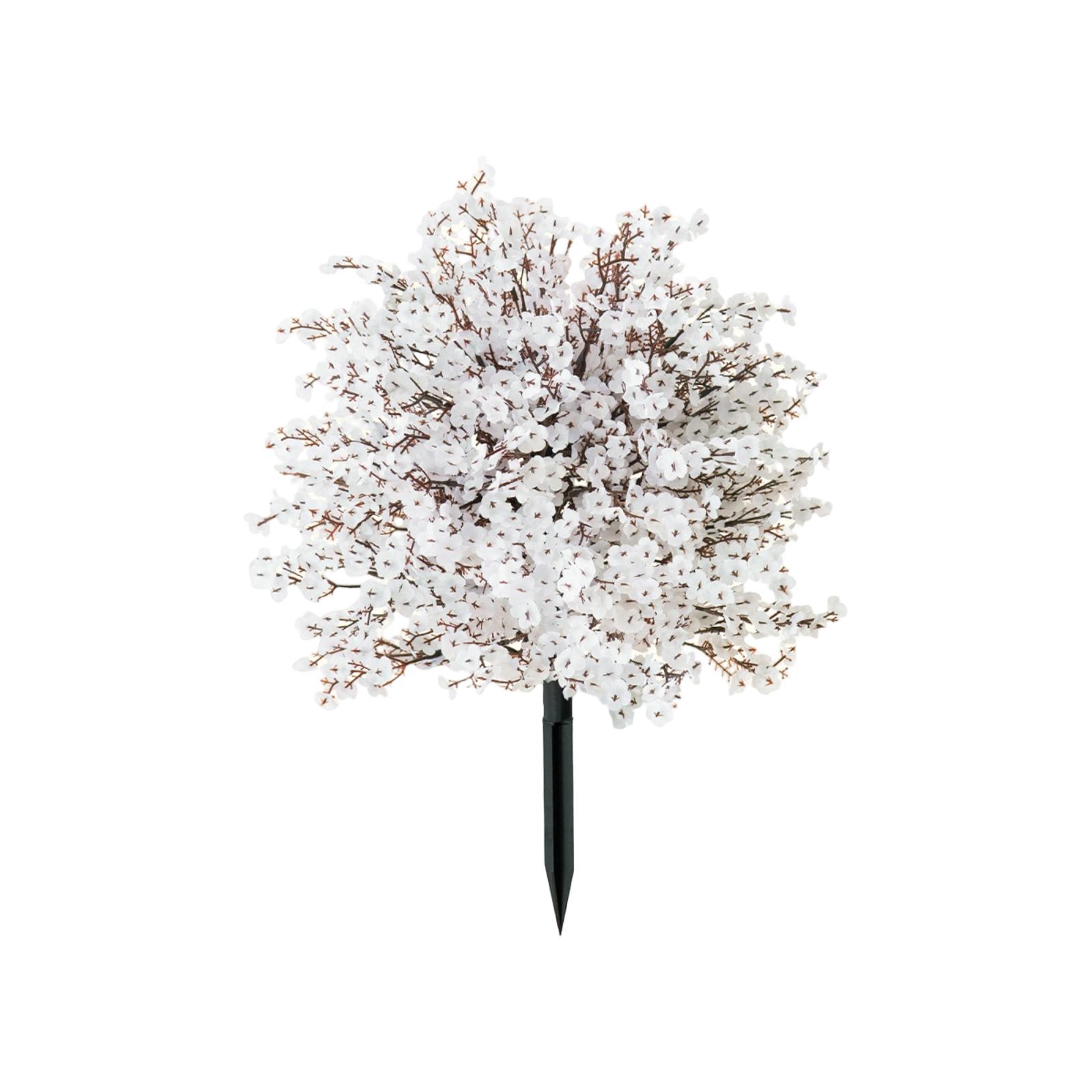 

Artificial Gypsophila Outdoor Grave Decoration with Plastic Stake for Memorial Cemetery Garden Use One Size