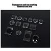 200Pcs Transparent Round Double Sided Tape Sticker Strength Adhesive Sticker Nail Art