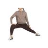 Nike Solid Color Logo Hooded Long Sleeve Sweatshirt Women Tops Brown FB5199-233